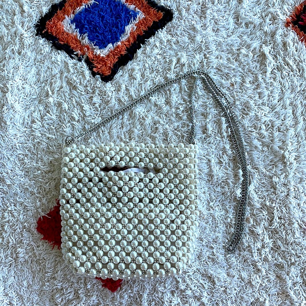 Pearl Zara purse NWOT